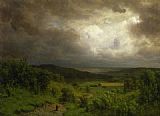 Alexander Helwig Wyant Canvas Paintings - Storm Ahead